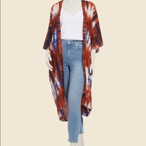 Bindya tie-dye kimono- ONE SIZE